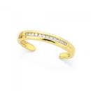 9ct-Gold-Diamond-set-Toe-Ring Sale