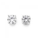 9ct-Gold-Cubic-Zirconia-Stud-Earrings Sale