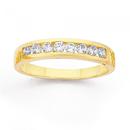 9ct-Gold-Cubic-Zirconia-Channel-Set-Eternity-Ring Sale
