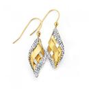 9ct-Gold-Crystal-Drop-Earrings Sale