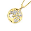 9ct-Gold-Crystal-Tree-of-Life-Circle-Pendant Sale