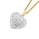 9ct-Gold-Crystal-I-Love-You-Heart-Pendant Sale