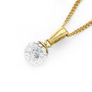 9ct-Gold-Crystal-Ball-Pendant Sale