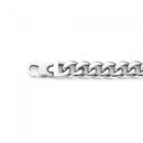 Stainless-Steel-22cm-Heavy-Curb-Bracelet Sale