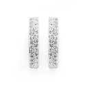 Sterling-Silver-Crystal-Half-Hoop-Earrings Sale