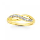 9ct-Gold-Diamond-Crossover-Ring Sale