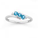 9ct-White-Gold-Blue-Topaz-Diamond-Round-Cut-Ring Sale