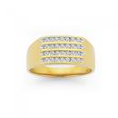 9ct-Gold-Diamond-Channel-Set-Gents-Ring Sale