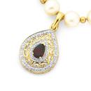 9ct-Gold-Garnet-Filigree-Enhancer Sale