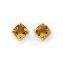 9ct-Gold-5mm-Citrine-Stud-Earrings Sale