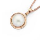 9ct-Rose-Gold-Cultured-Mabe-Pearl-Pendant Sale