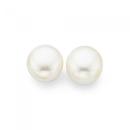 9ct-Gold-8-85mm-Cultured-Freshwater-Pearl-Button-Stud-Earrings Sale
