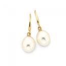 9ct-Gold-Cultured-Freshwater-Pearl-Earrings Sale