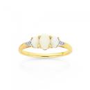 9ct-Gold-White-Opal-Diamond-Trilogy-Ring Sale