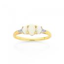 9ct-Gold-White-Opal-Diamond-Trilogy-Ring Sale