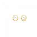 9ct-Gold-55mm-Freshwater-Pearl-Studs Sale