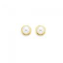 9ct-55mm-Freshwater-Pearl-Studs Sale