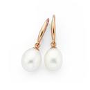 9ct-Rose-Gold-Cultured-Fresh-Water-Pearl-Earrings Sale