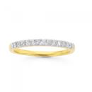 9ct-Gold-Diamond-Fine-Claw-Set-Anniversary-Ring Sale