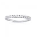 9ct-White-Gold-Diamond-Anniversary-Ring Sale