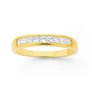 18ct-Gold-Diamond-Princess-Cut-Band Sale