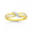 9ct-Gold-Diamond-Crossover-Ring Sale