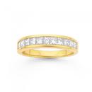 18ct-Gold-Diamond-Princess-Cut-Band Sale