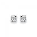 9ct-White-Gold-Diamond-Stud-Earrings Sale