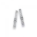 9ct-White-Gold-Diamond-Huggie-Earrings Sale