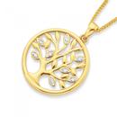 9ct-Gold-Diamond-Tree-of-Life-Pendant Sale