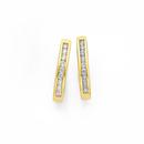 9ct-Gold-Diamond-Hoop-Earrings Sale