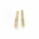 9ct-Gold-Diamond-Hoop-Earrings Sale