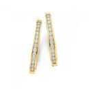 9ct-Gold-Diamond-Hoop-Earrings Sale