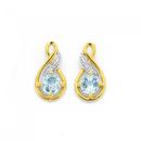 Diamond-Aquamarine-Earrings Sale