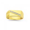 9ct-Gold-Diamond-Gents-Ring Sale