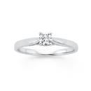 9ct-White-Gold-Diamond-Solitaire-Ring Sale