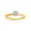 9ct-Gold-Diamond-Square-Ring Sale