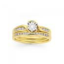 9ct-Gold-Diamond-Bridal-Set Sale