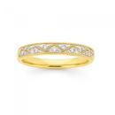 9ct-Gold-Round-Brilliant-Cut-Diamond-Swirl-Anniversary-Ring Sale