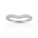 18ct-White-Gold-Curved-Diamond-Anniversary-Band-Total-Diamond-Weight-034ct Sale