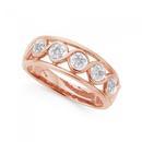 9ct-Rose-Gold-Diamond-Ring Sale