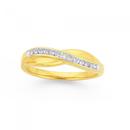 9ct-Gold-Diamond-Crossover-Ribbon-Ring Sale