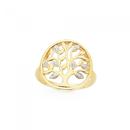 9ct-Gold-Diamond-Tree-of-Life-Ring Sale