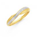 9ct-Gold-Diamond-Crossover-Ring Sale