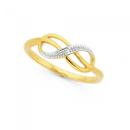 9ct-Gold-Diamond-Infinity-Ring Sale