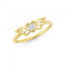 9ct-Gold-Diamond-Angel-Wings-Ring Sale