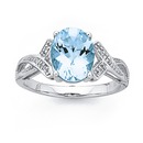 Aquamarine-Ring Sale