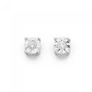 9ct-White-Gold-Diamond-Stud-Earrings Sale