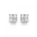 9ct-Gold-Diamond-Stud-Earrings Sale