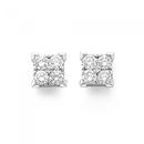 9ct-White-Gold-Diamond-Studs Sale